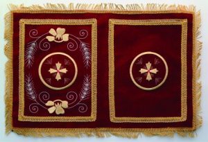 Velvet Gospel Cover Flower with Golden Thread