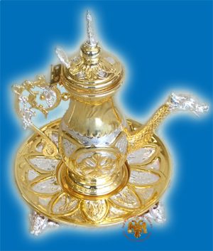 Εκκλησιαστικό Ζέον Θείας Κοινωνίας Δίχρωμο