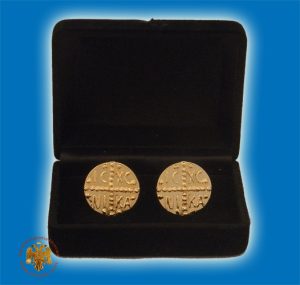 Cufflinks Gold Plated ICXC NIKA