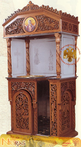 Μανουάλι Ξυλόγλυπτο Μονό Νο.302