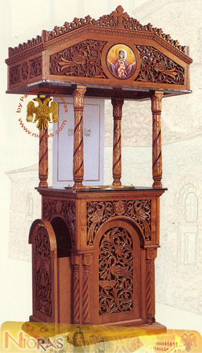 Candlelabrum WoodCarved Single No.303