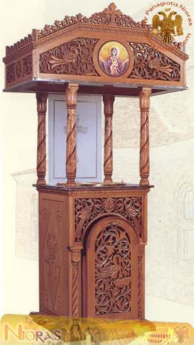 Μανουάλι Ξυλόγλυπτο Μονό Νο.306