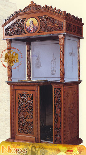 Μανουάλι Ξυλόγλυπτο Μονό Νο.312