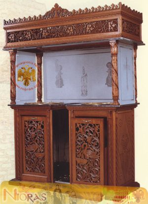 Candelabrum WoodCarved Single No.325