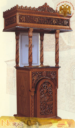 Candelabrum WoodCarved Single No.328