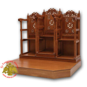 Εκκλησιαστικό Αναλόγιο Στασίδια Ψαλτών με Σκαλιτσό ΑΡΧΩ