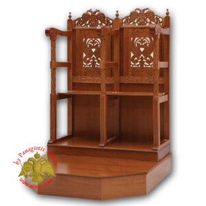 Εκκλησιαστικό Αναλόγιο Στασίδια Ψαλτών με Βυζαντινό Αετό