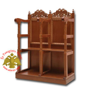 Εκκλησιαστικό Στασίδι με Βυζαντινό Αετό (Τιμή Ανα Κάθισμα)