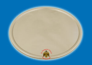 Brass Metal Disc For CandleHolders 30cm Nickel