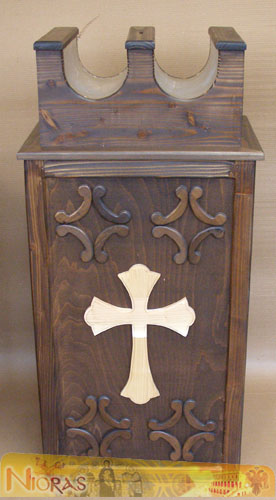 Natural Wood Closet for Candles 2 Sites