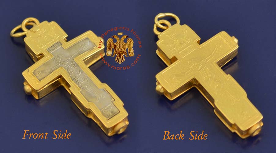 7021-K97_Cross_Silver_GoldPlated_Two_Sides_Nioras