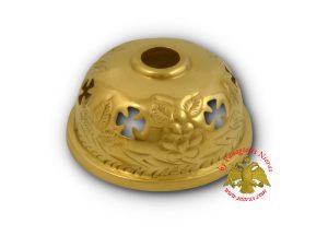 Metal Brass Lid Cup for Oil Candle d:10cm Set of 2pcs