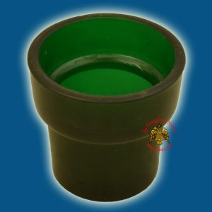 Replacement Oil Candle Glass Cup Design Delta Natural Green