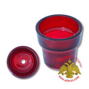 Κανδηλόκουπα Κόκκινο Χρώμα Delta 10mm Τρύπα