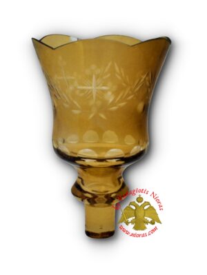 Κανδηλόκουπα Λουσέρνα Χαρακτή Σταυρός Μελί