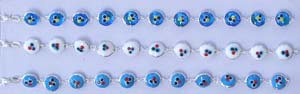 Silver Blue Eyes Bracelet B