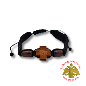 Hand Wrist Praying Rope with Wooden Cross