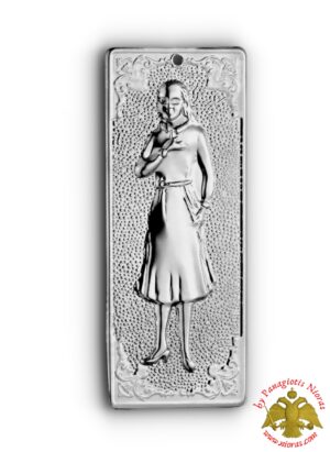 Orthodox Metal Tama Young Female ExVoto Nickel Plated Milagros