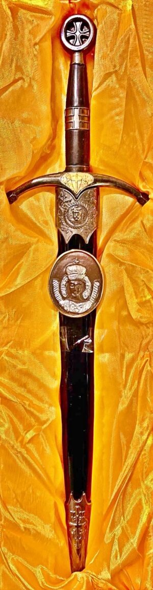 Archangel Michael Mantamados Hand Made Spear 36x5cm