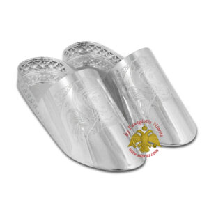 Archangel Michael Mantamados Hand Made Pair of Shoes Sterling Silver 925