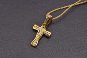 Σταυρουδάκι Ασημένιο 925 Λαιμού Ρώσσικο Σχέδιο 8187