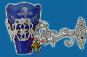 Κρεμαστάρι για Κανδήλια Νικελ 24x15cm