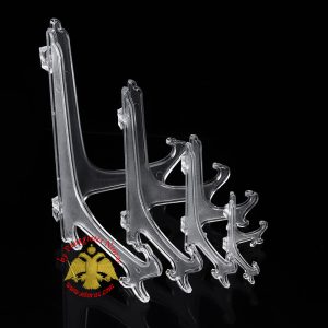 Πλαστική Βάση για Εικόνες Διάφανη 12.5x8cm (σετ 5 τεμ.)