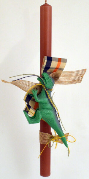 Πασχαλινή Λαμπάδα με Παιχνίδι Δεινοσαυρος 40εκ.