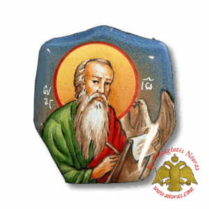 Σμάλτινη Εικόνα Ευαγγελιστής Ιωάννης