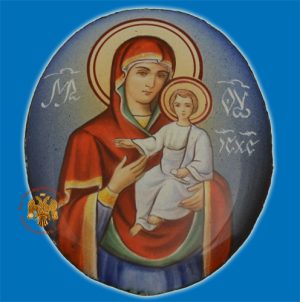 Σμάλτινη Εικόνα Θεοτόκος 6