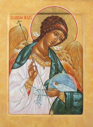 Αγιογραφία Βυζαντινή Αρχαγγελος 30χ40cm <b>Ειδική Παραγγελία </b>