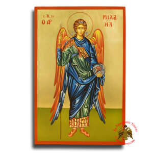 Hagiography Byzantine Hand Painted Icon Archangel Michael 40x60cm <b>Special Order Request </b>