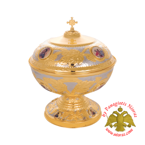 Αντιδωροθήκη C με Σμάλτινες Παραστάσεις