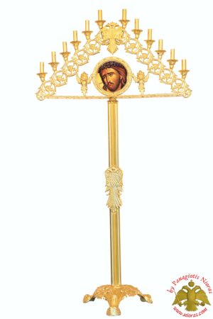 Δωδεκάκερη Λυχνία Αλουμινιου 80x150cm