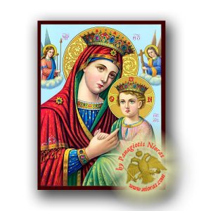 Theotokos Renaissance - Neoclassical Wooden Icon