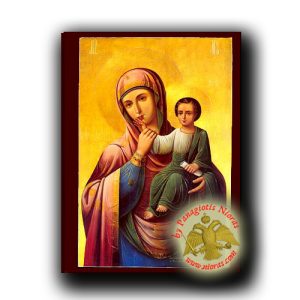 Theotokos Paramythia - Neoclassical Wooden Icon