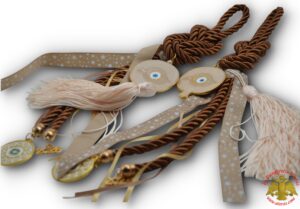 Γούρι Καφε Κορδονι Ροδι