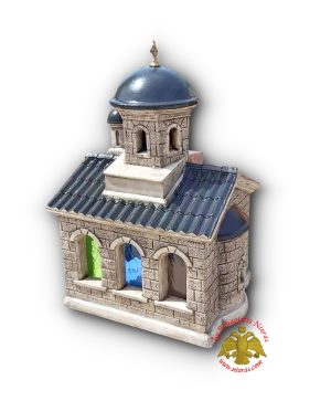 Traditional Cement Made Small Greek Orthodox Church