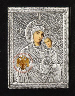 Our Lady of Tinos Alouminium Icon
