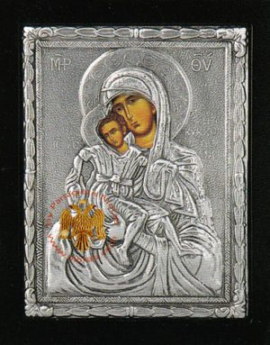 Theotokos Panagia of Kykkos Aluminium Icon