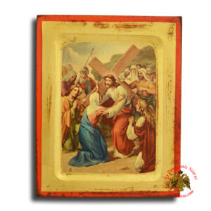 Εικόνα του Χριστού που συναντά τη Μητέρα του