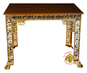 Εκκλησιαστικό Τραπέζι Αλουμινιου 70x110x84cm