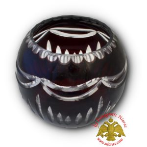 Cenotaph Glass Vase Hand Cut 17cm