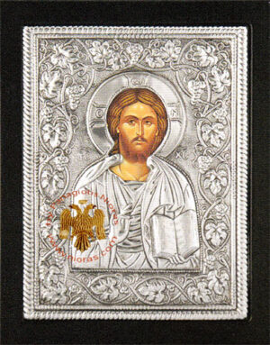Christ Blessing Aluminium Icon