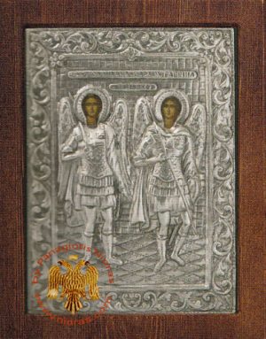 Archangels Silver Plated Icon 19 x 24