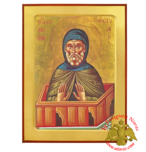 Symeon the Stylites Byzantine Wooden Icon
