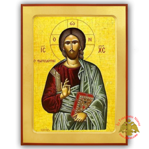 The Light-Giver Wooden Icon