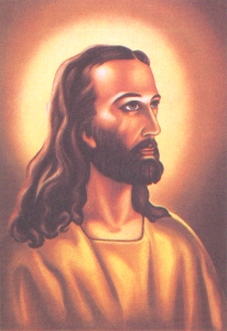 Christ Gazing Neoclassical Wooden Icon