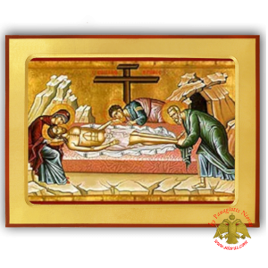 The Lamentation Wooden Icon