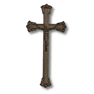 Σταυρός Τάφου Αλουμίνιο 33 Χ 16 cm